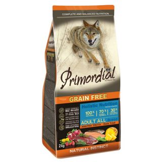 Primordial Adult Grain Free Pato e Truta ração para cães